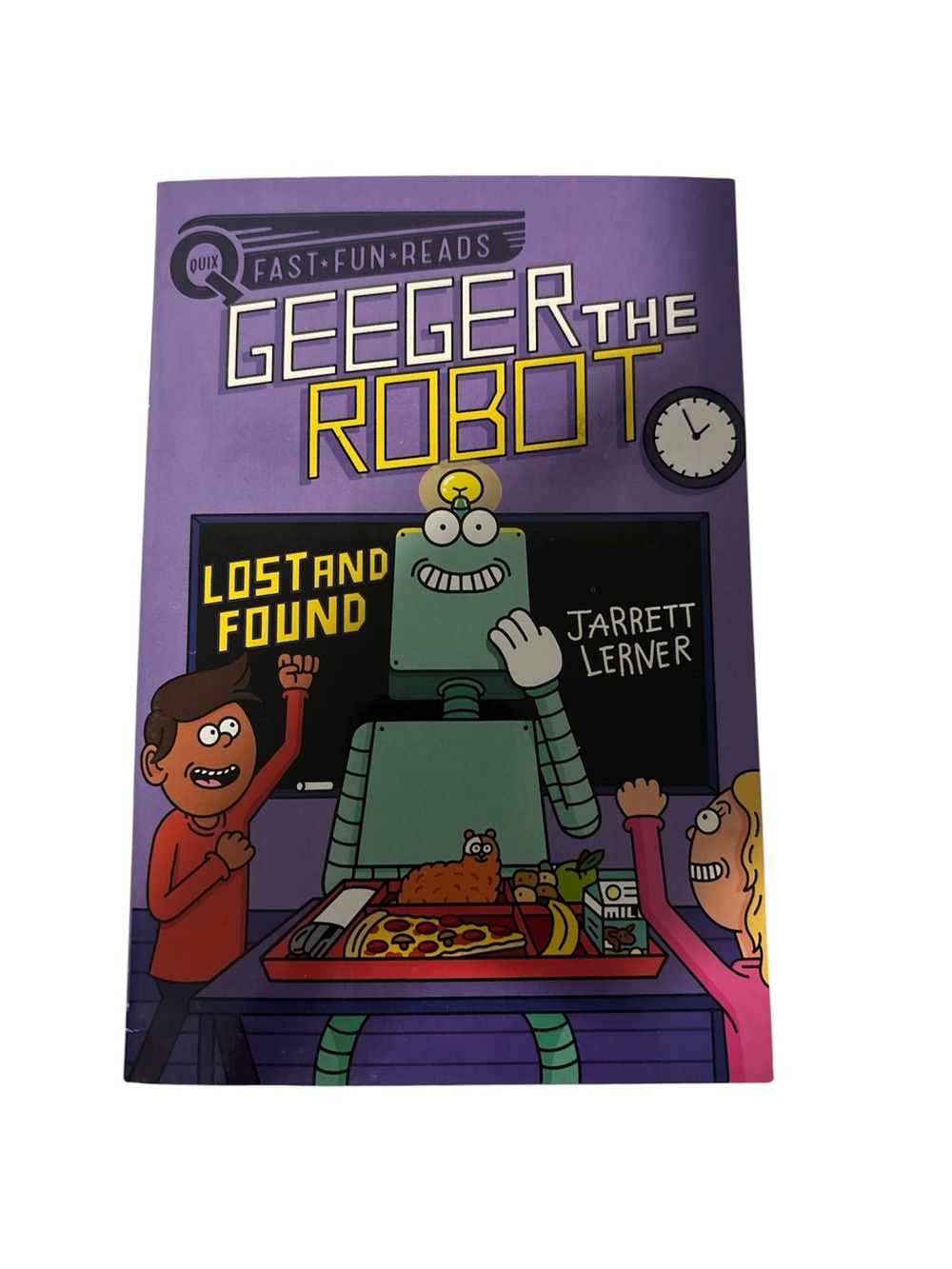 Geeger the Robot "Lost and Found" Paperback - Purple Cover